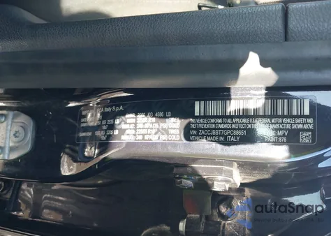 2016 Jeep Renegade Justice from USA, damaged, VIN ZACCJBBT7GPC88651